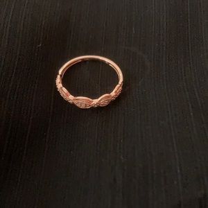 Chrome elegant woman’s ring